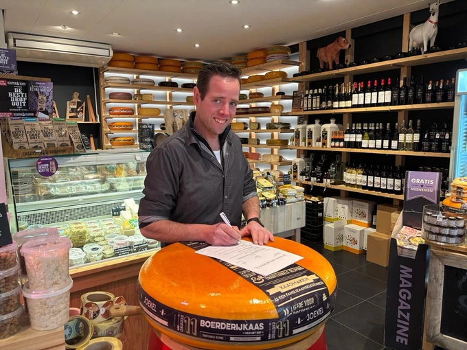 Overname winkel door Bas de Vries