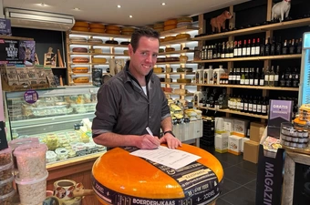 Overname winkel door Bas de Vries