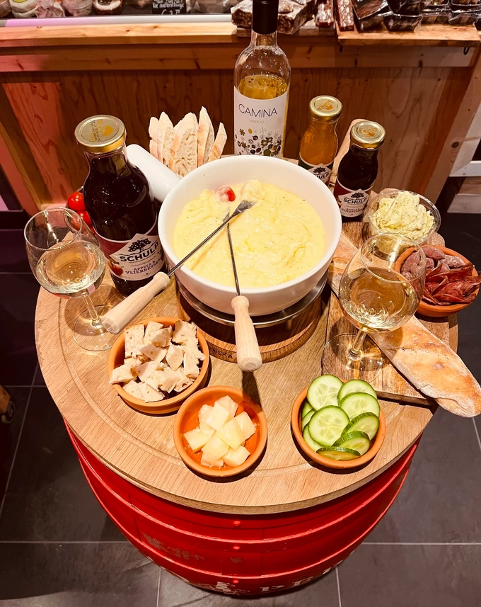 Huisgemaakte Hollandse kaasfondue